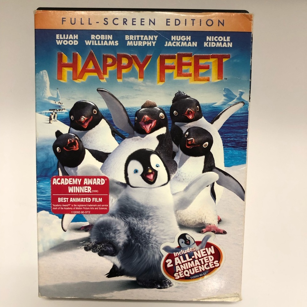 Happy Feet DVD - Full-Screen Edition - with slip cover